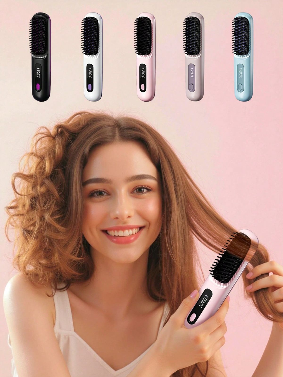 Hair Straightening Brush for Women